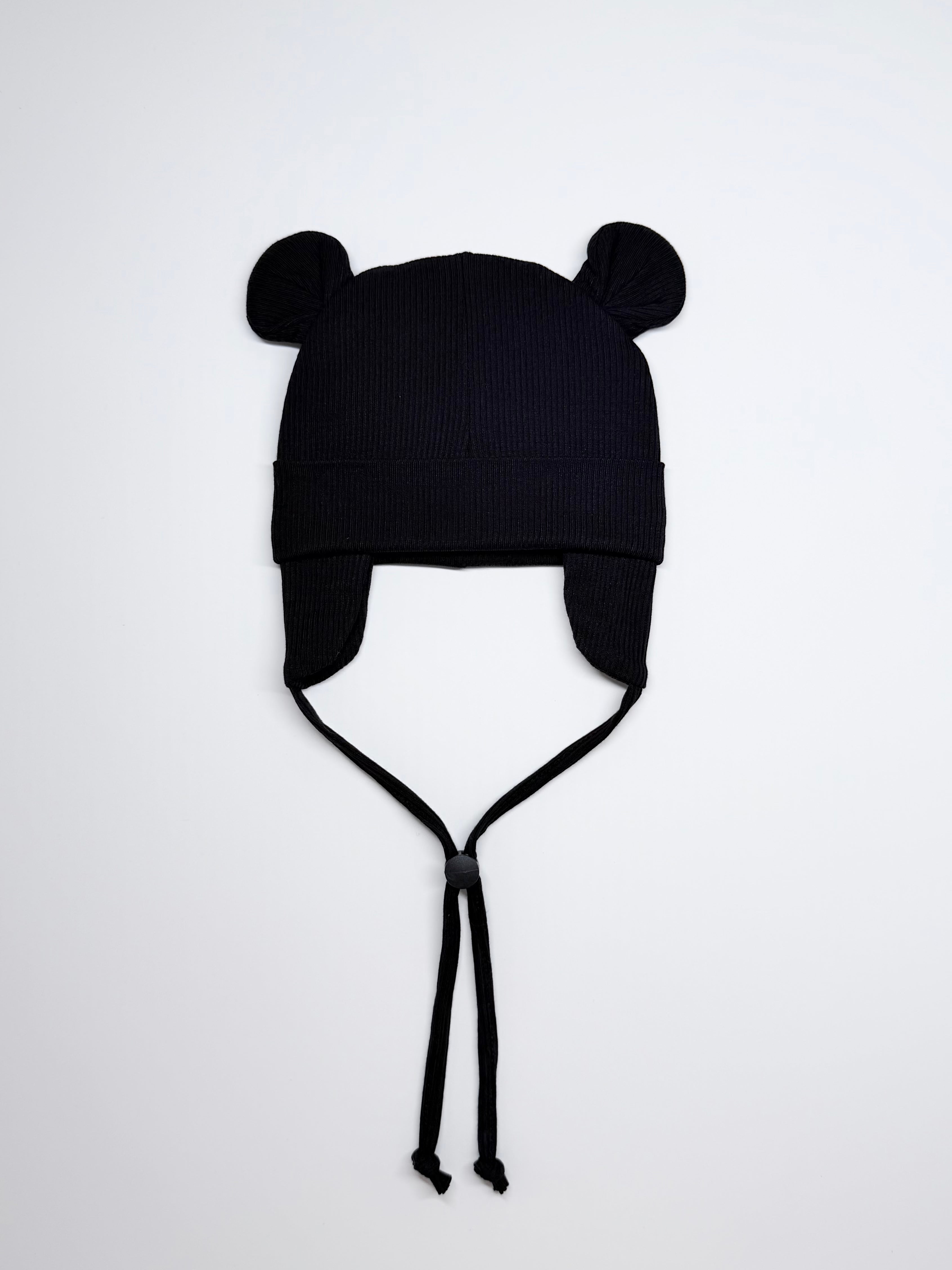 Tuque Mi-Saison Ourson Bébé 6-24M ''Noir''